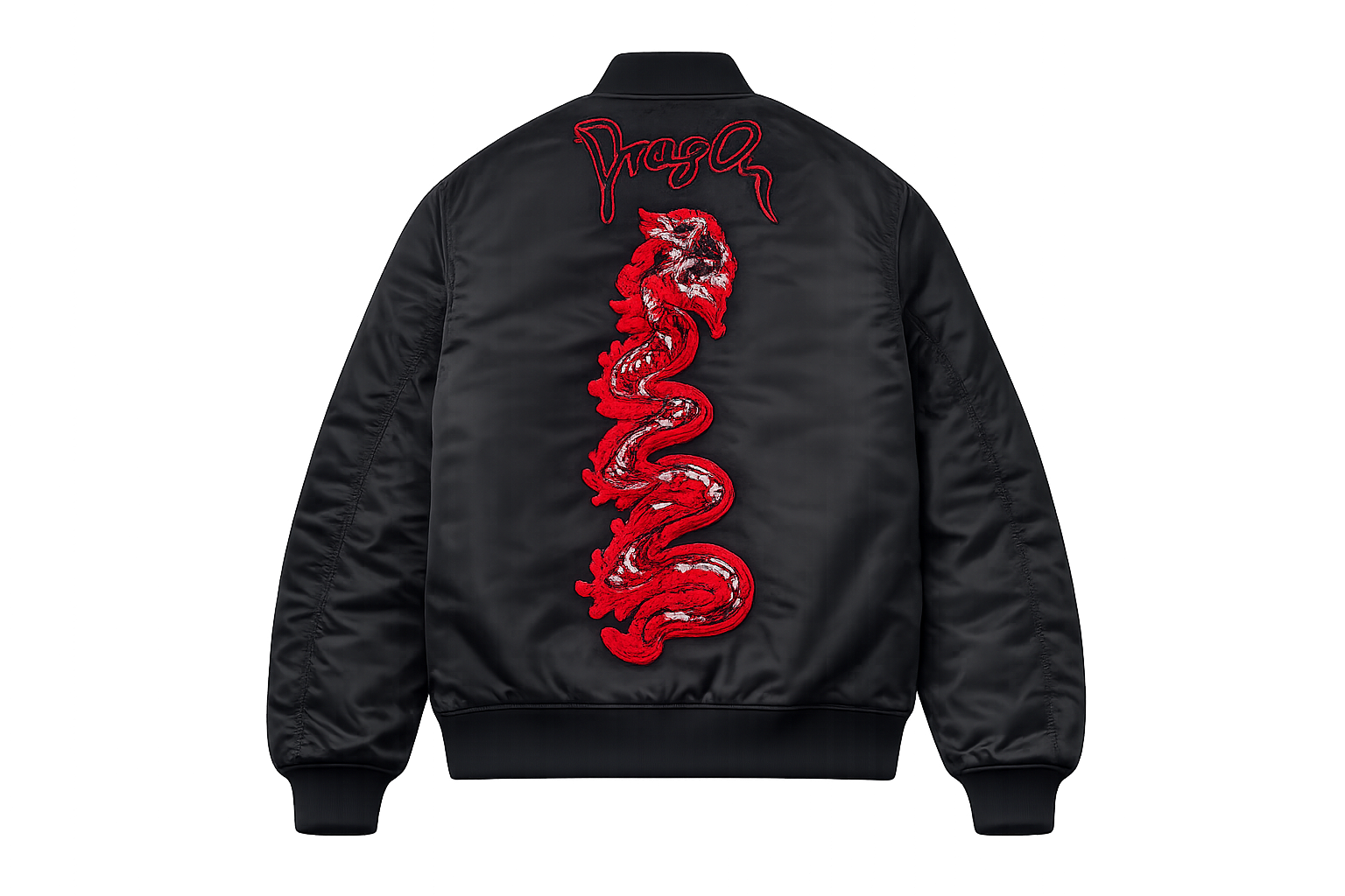 Dragon Black Bomber Jacket
