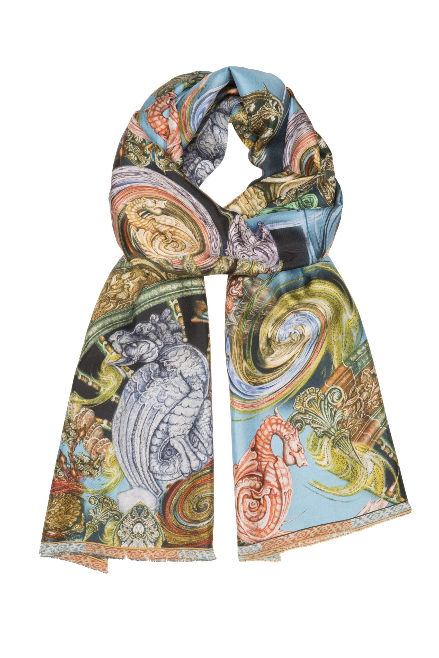 Silk Scarf Dream Dragon