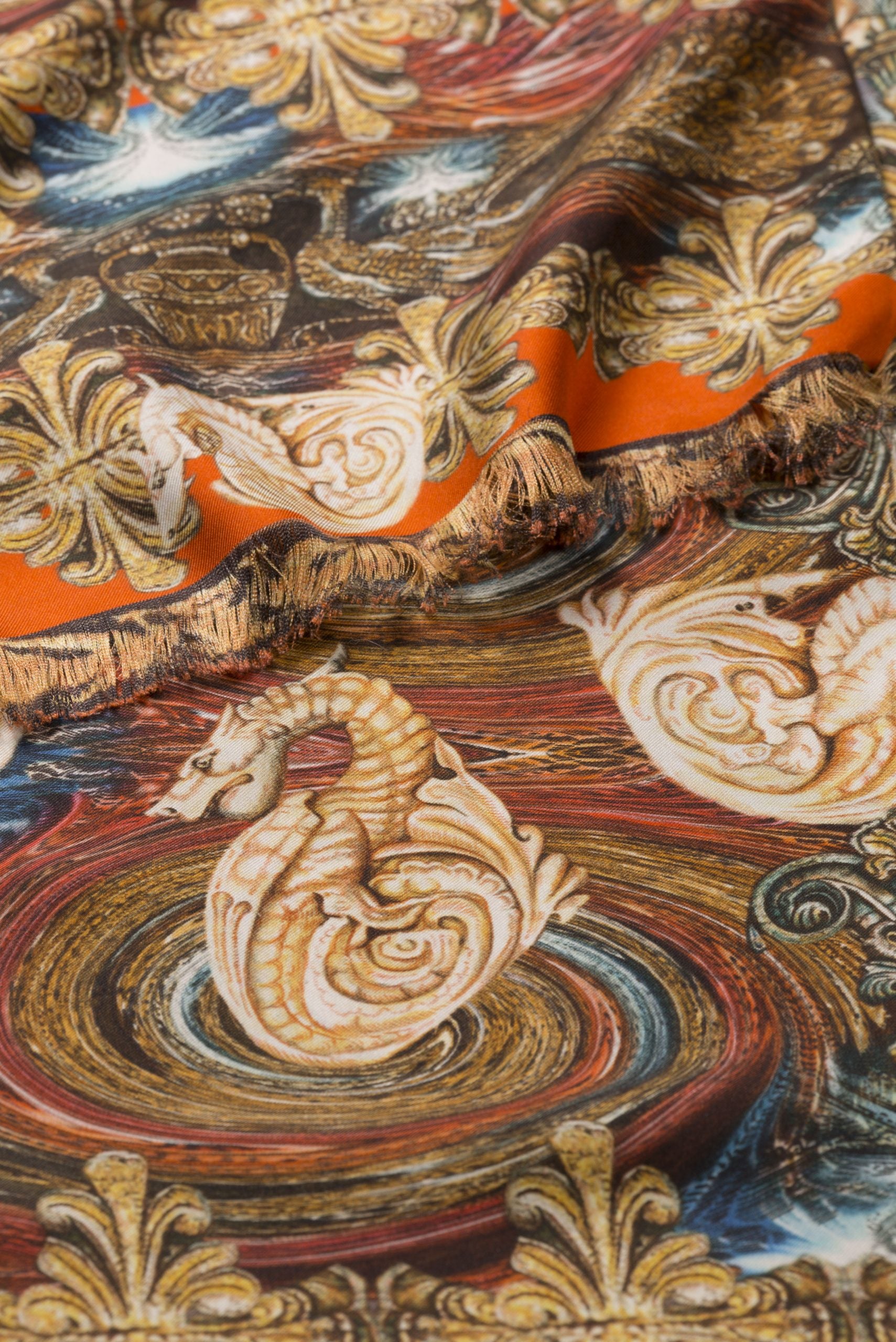 Silk Scarf Gold