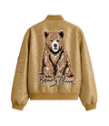 Bearly Alive Sequin Bomber Jacket