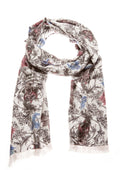 Foulard en soie Dragon Blanc Tattoo