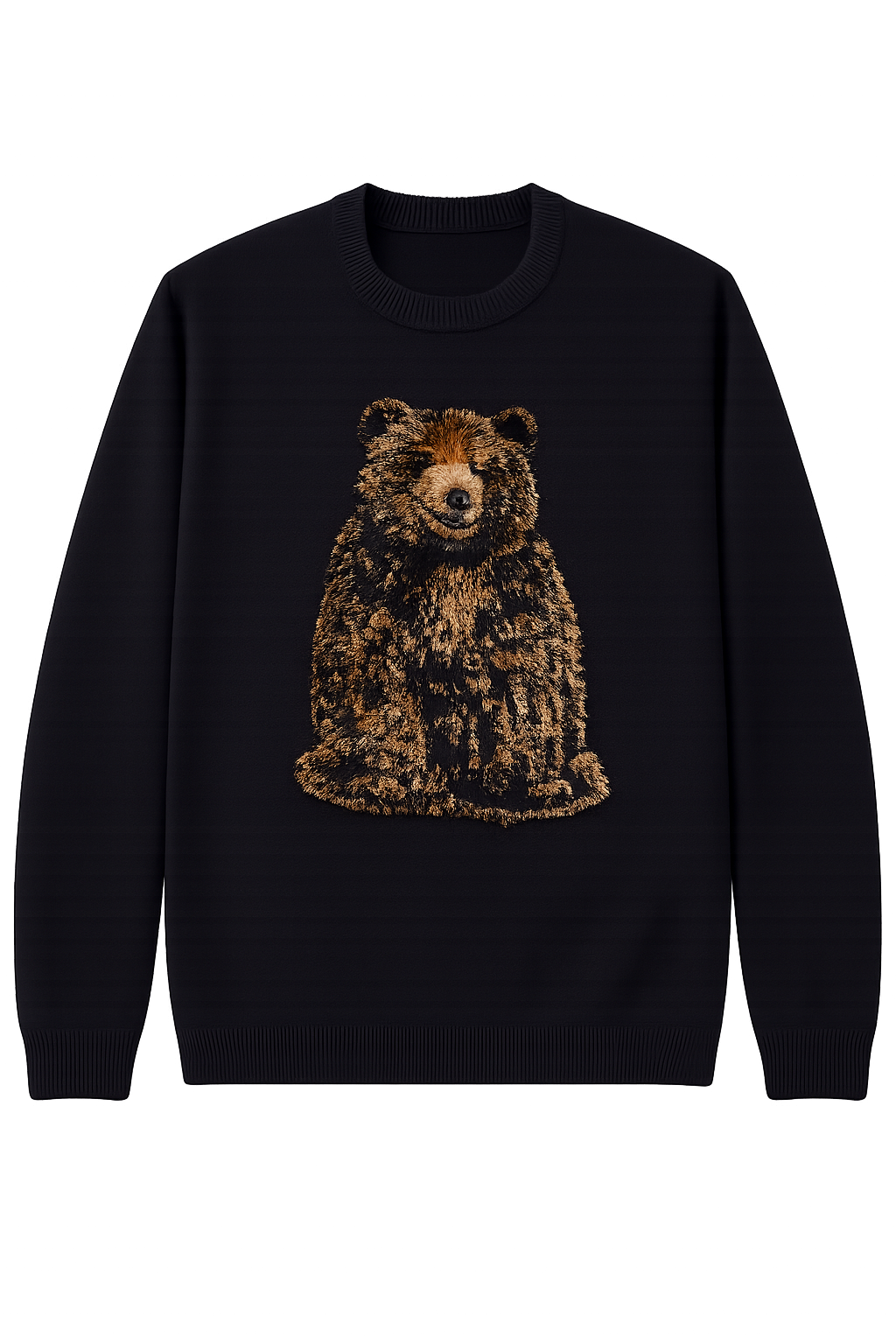 Hand Tufted Bear Knit Jumper