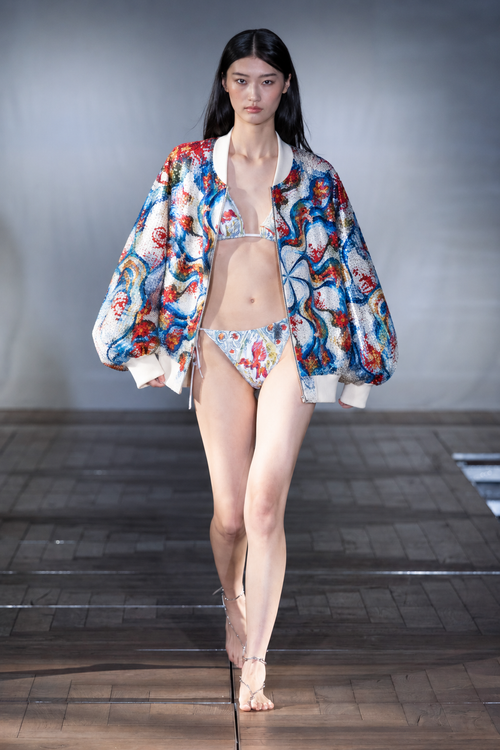 Kaleidoscope Sequin Bomber Jacket