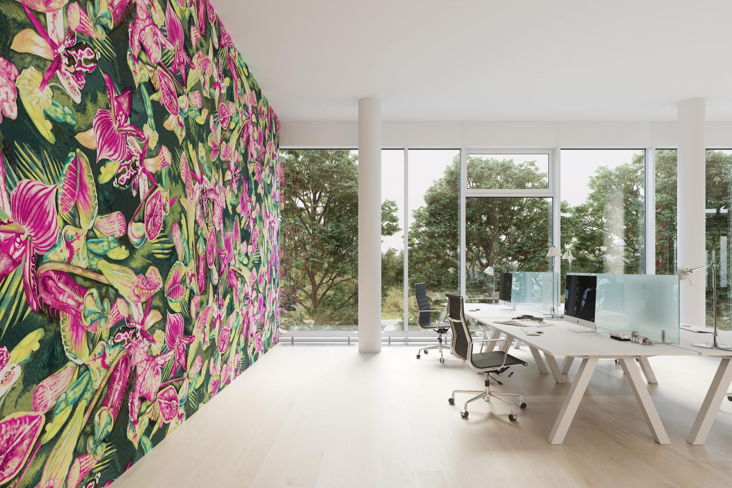 Wallpaper Flowers Butterflies