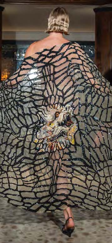 Kimono Estivo Leggero con Stampa Albero