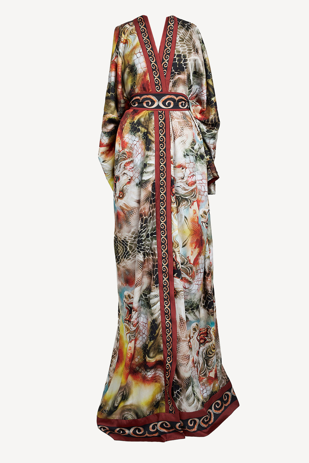 Dragon Recycled Twill  Kimono