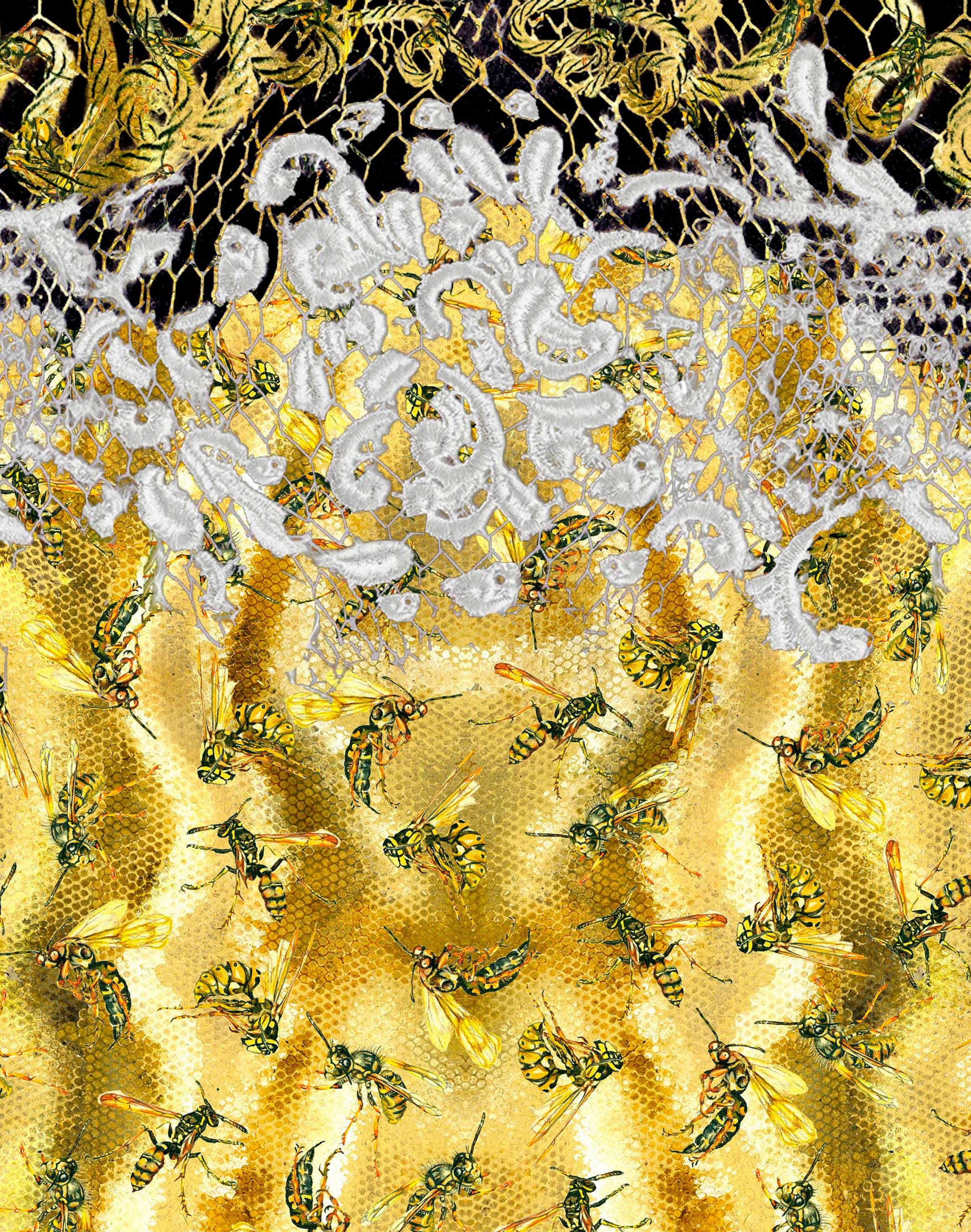 Wall Paper Honey Bees