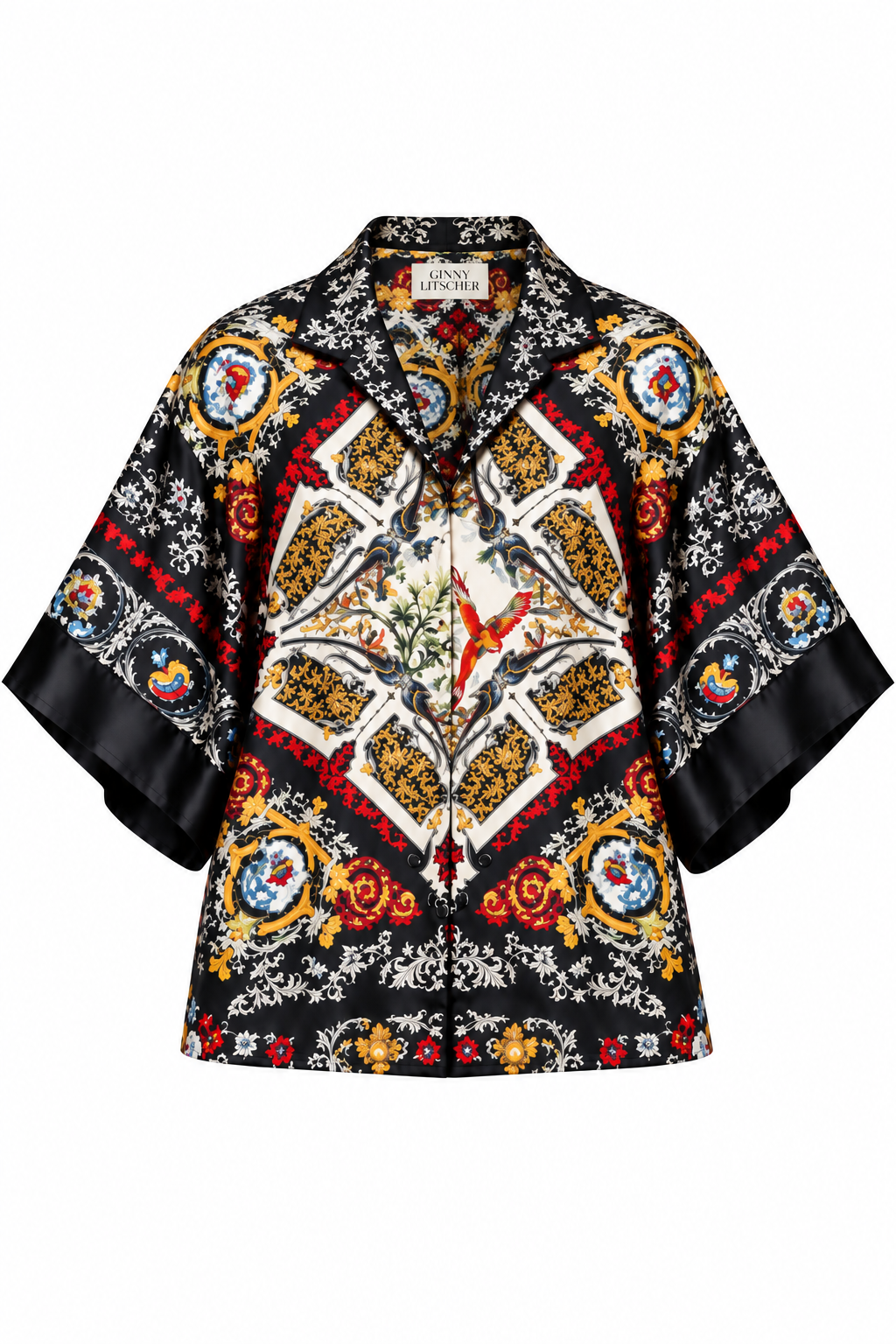 The Imperial Silk Shirt, shown flat on a white background