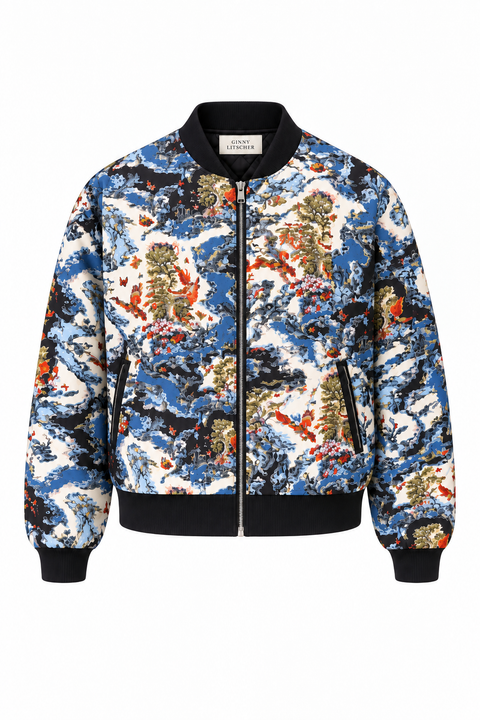 Celestial Garden Bomber Jacket