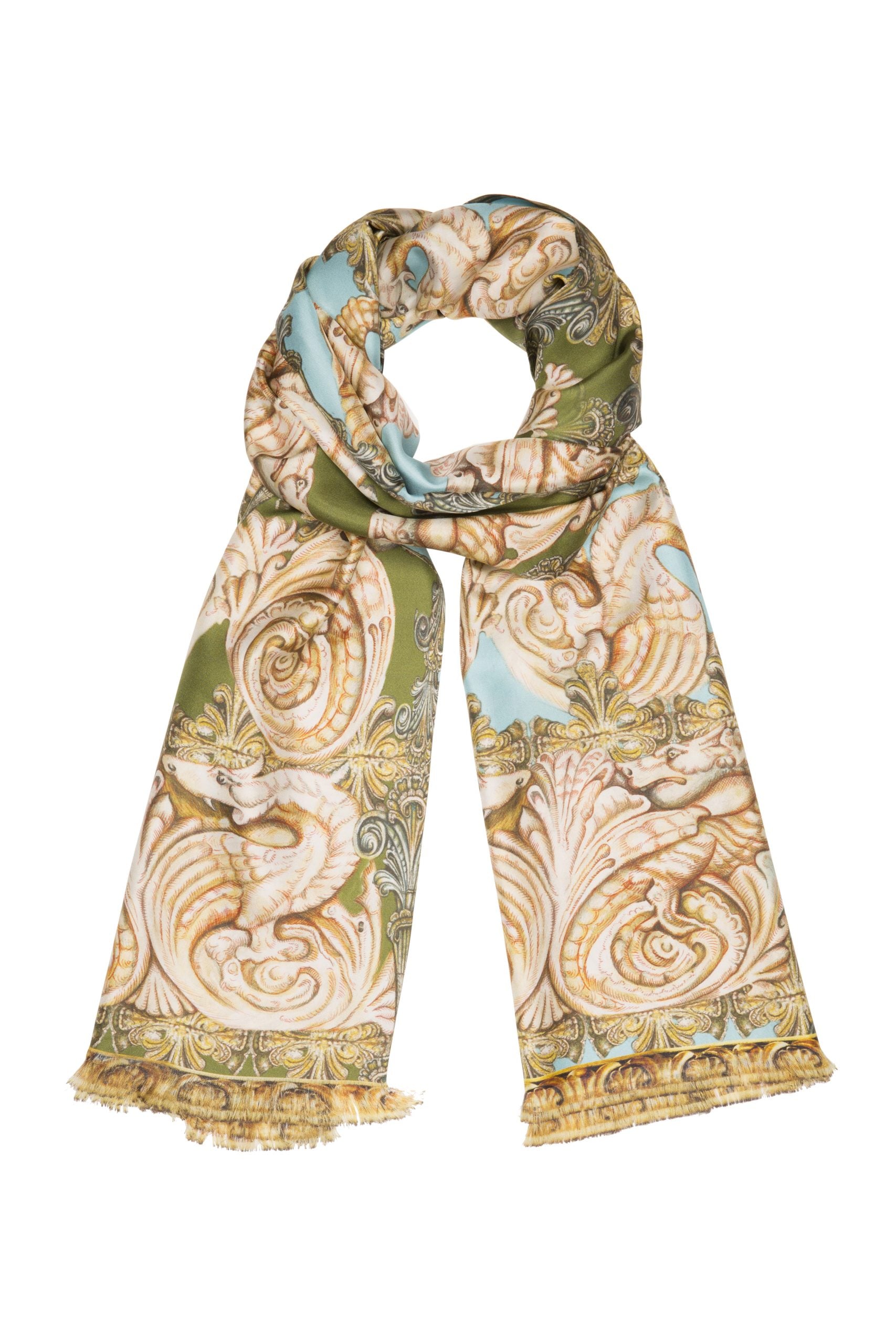 Silk Scarf Dolce Green