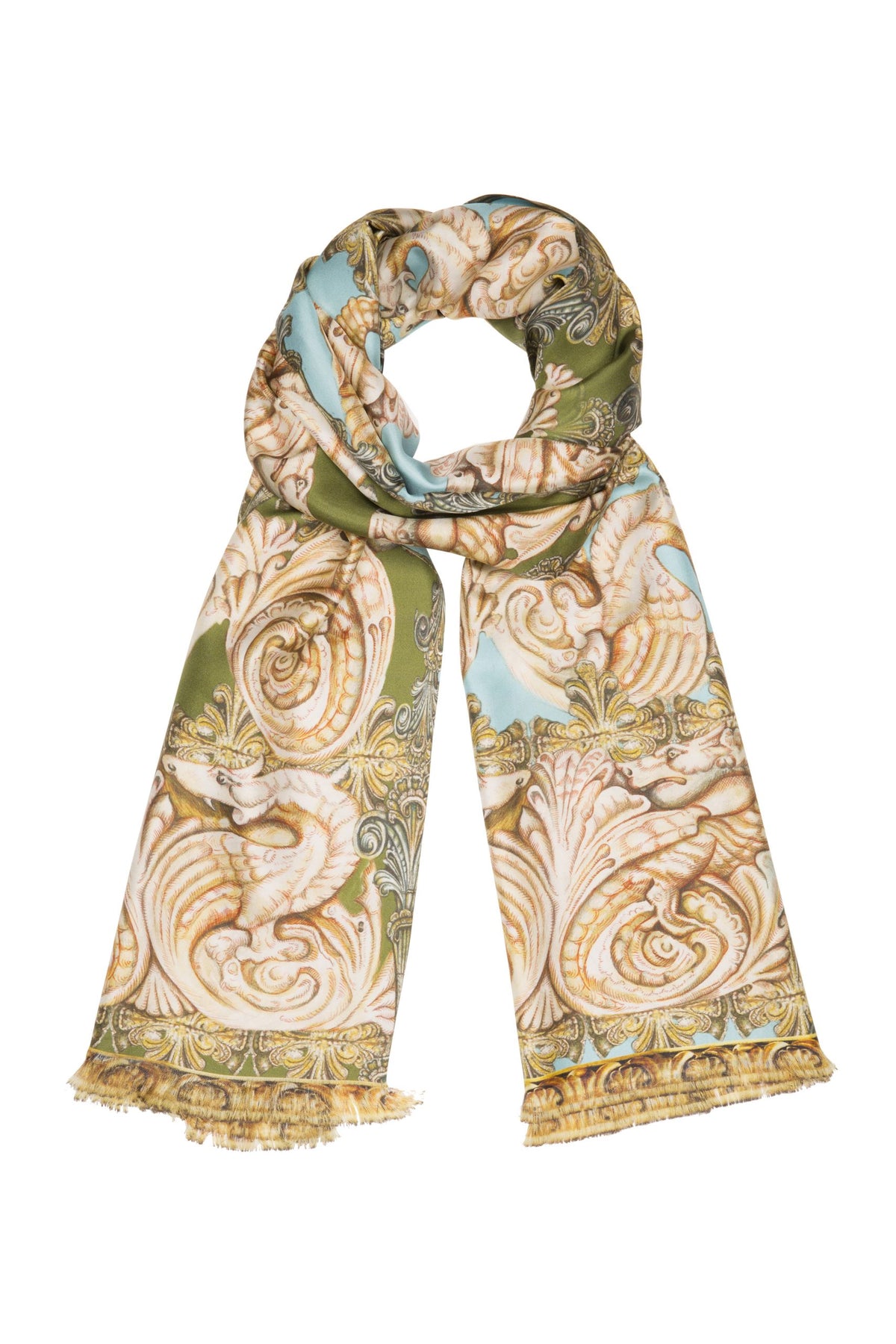Silk Scarf Dolce Green