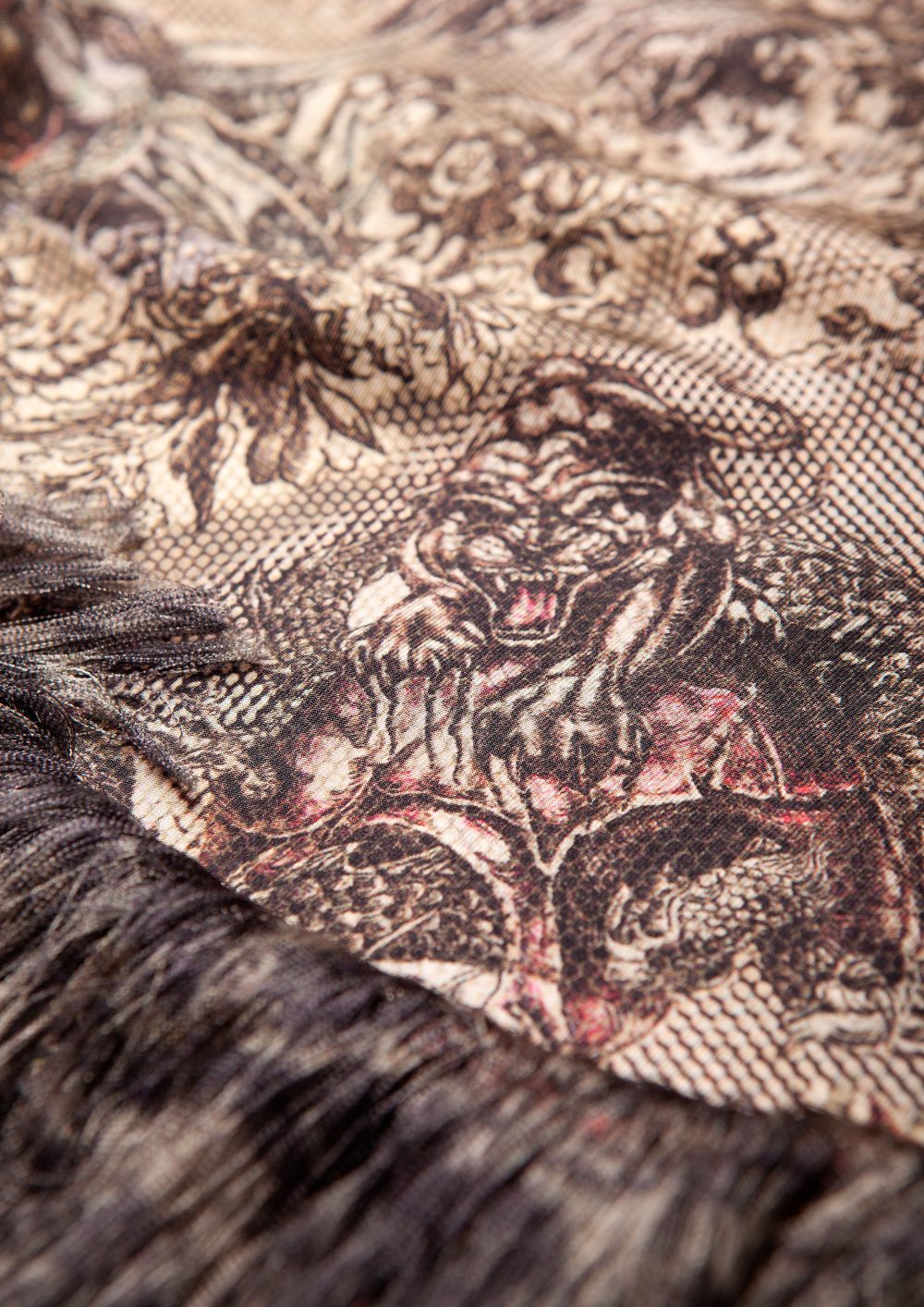 Silk Scarf Dragon