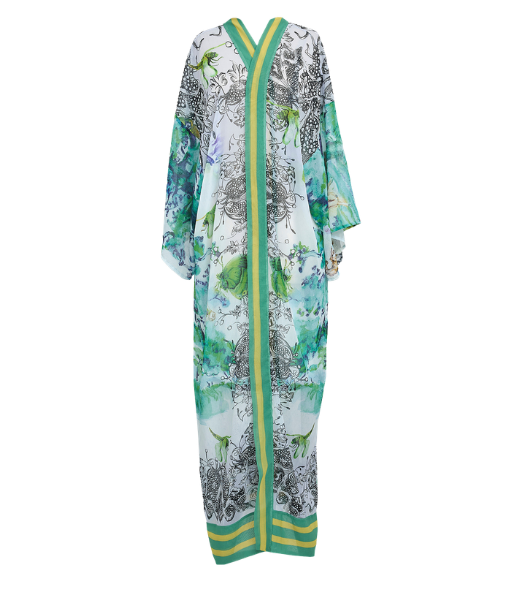 Kimono Estivo Leggero con Stampa Albero