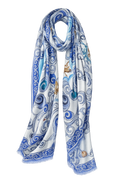 Silk Scarf Blue Starsign