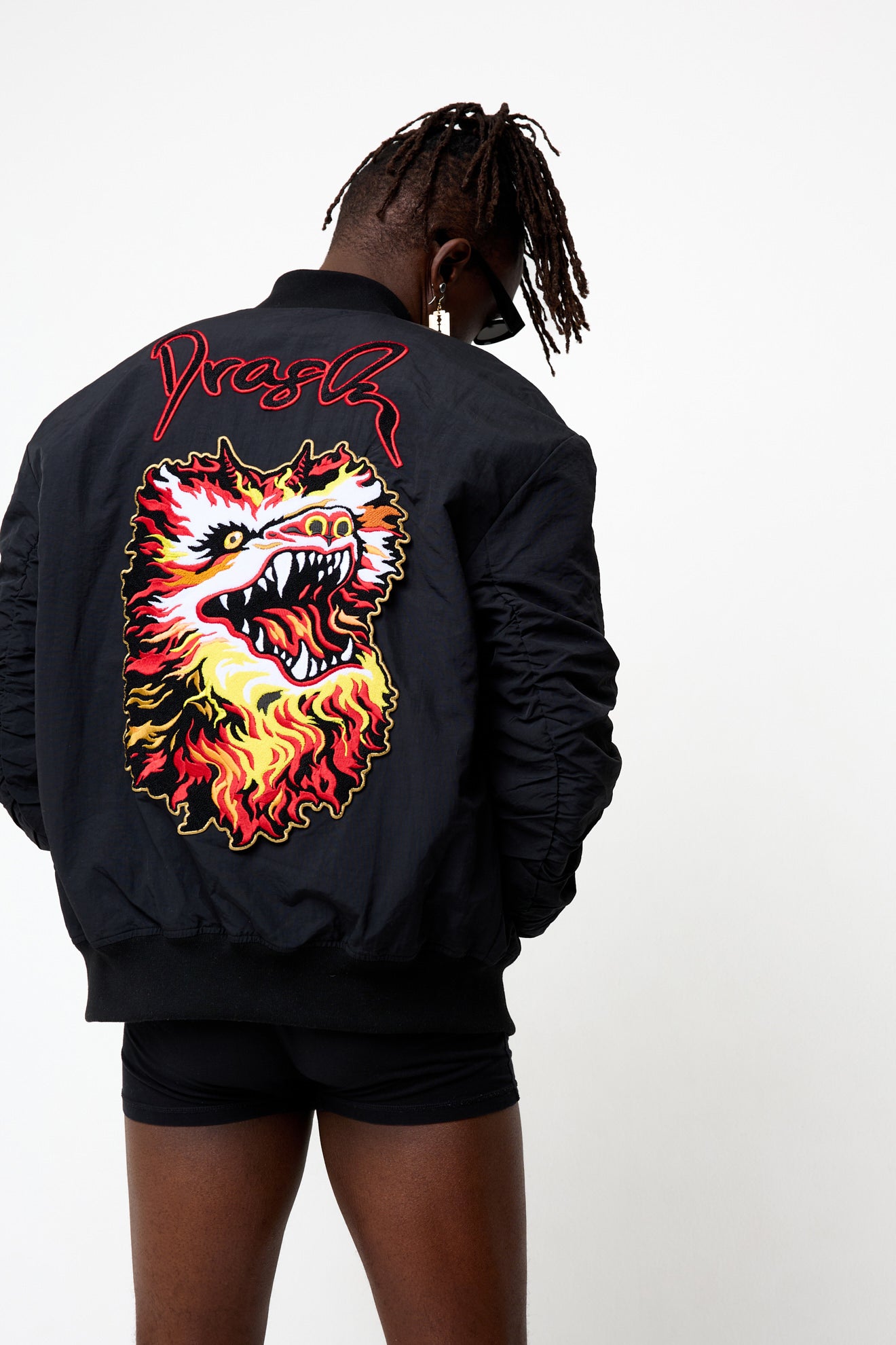 Dragon Oversized Bomber Jacket