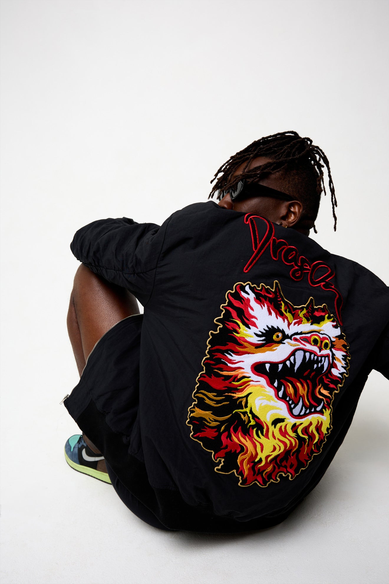 Dragon Oversized Bomber Jacket