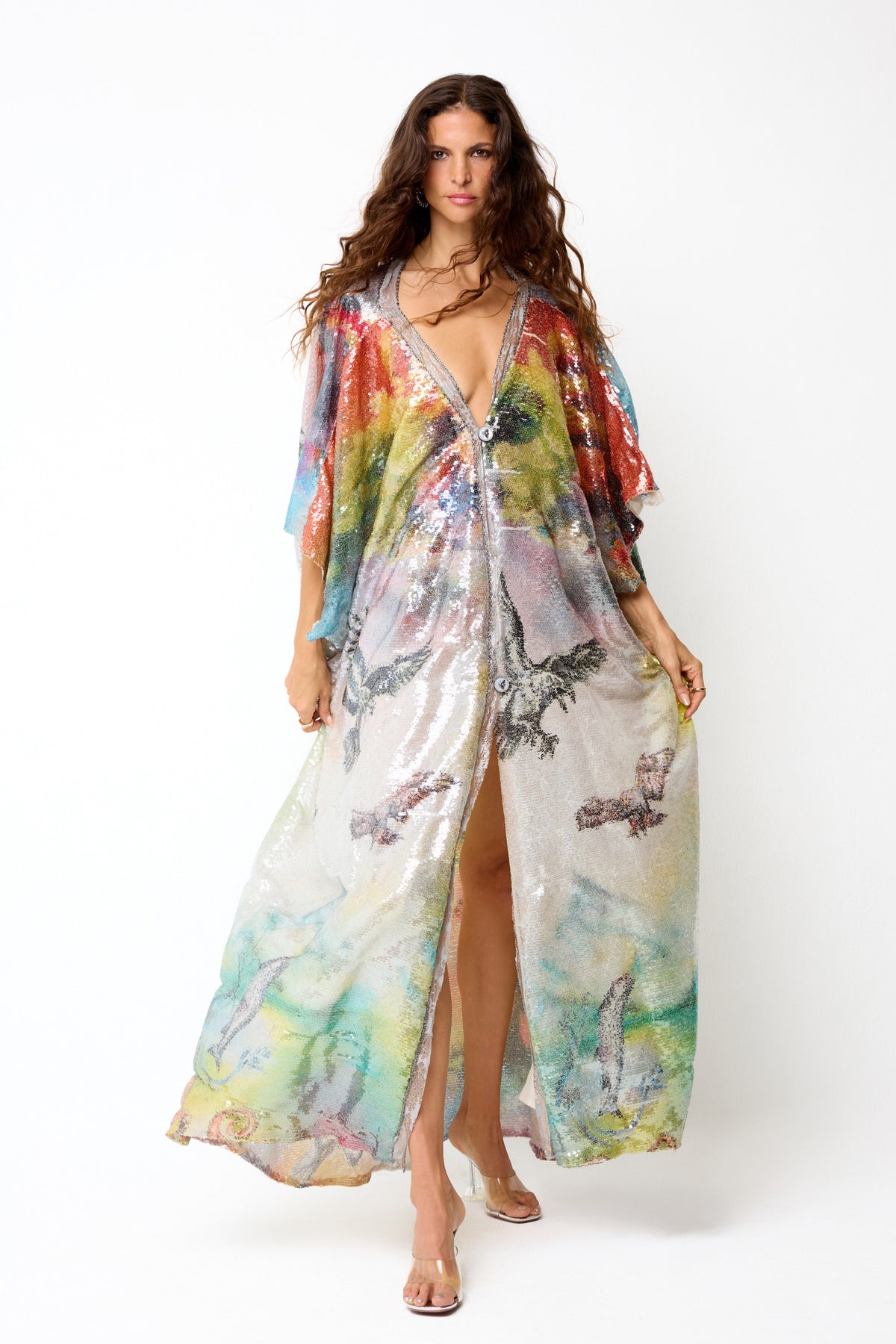 Abito con Stampa Glitterkimono