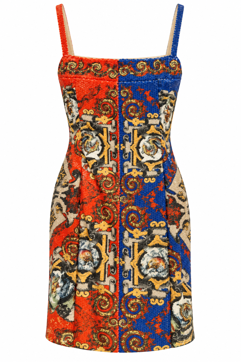 The Gilded Muse Mini Dress, shown flat on a white background