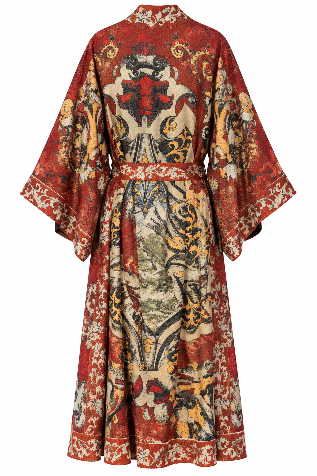 The Imperial Robe, back, shown flat on a white background