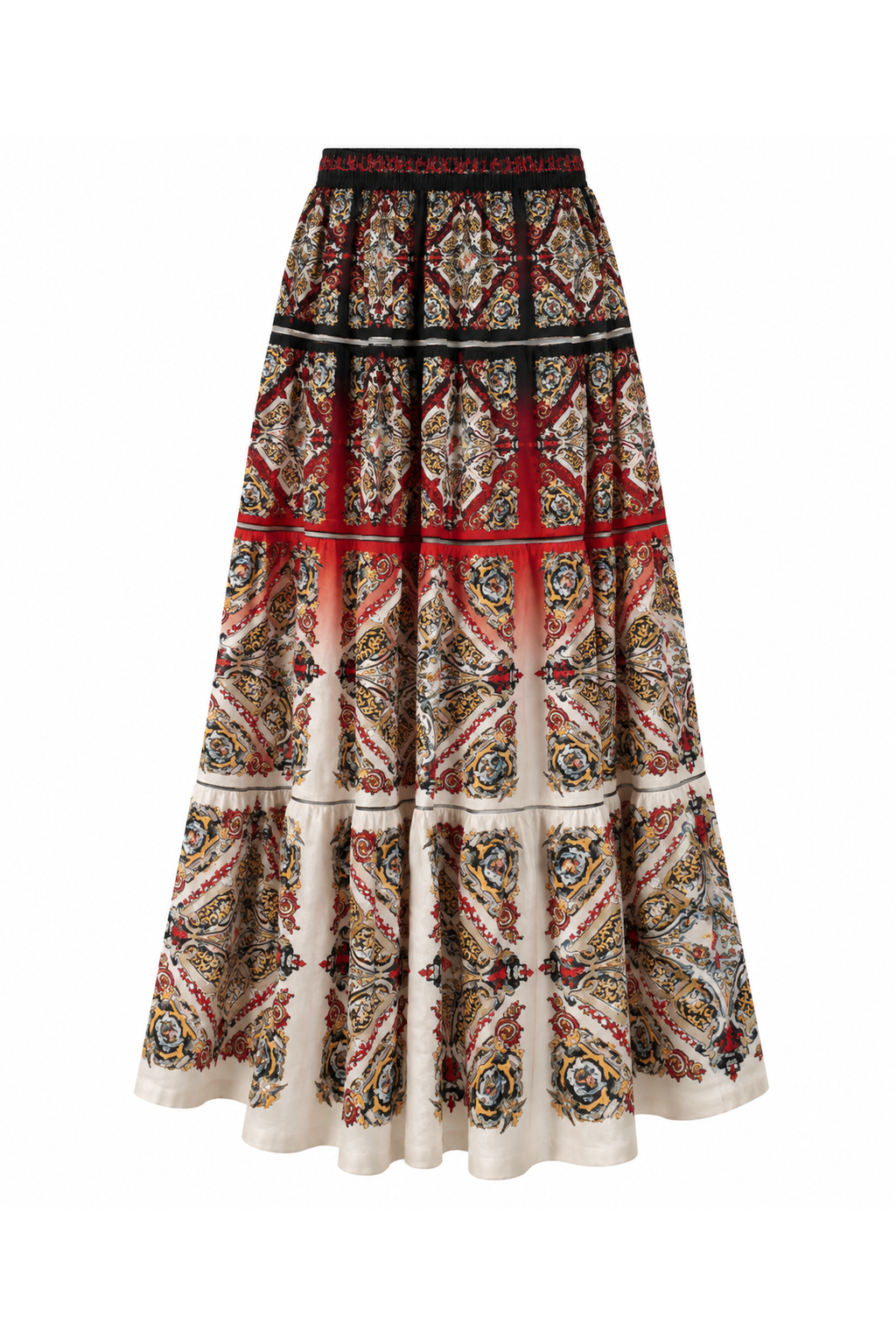 The Renaissance Maxi Skirt, shown flat on a white background