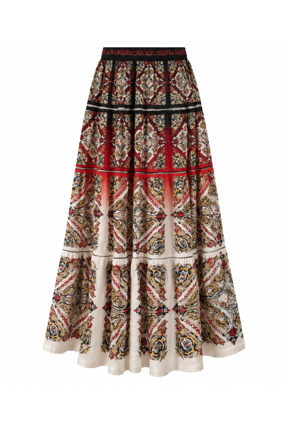 The Renaissance Maxi Skirt, shown flat on a white background
