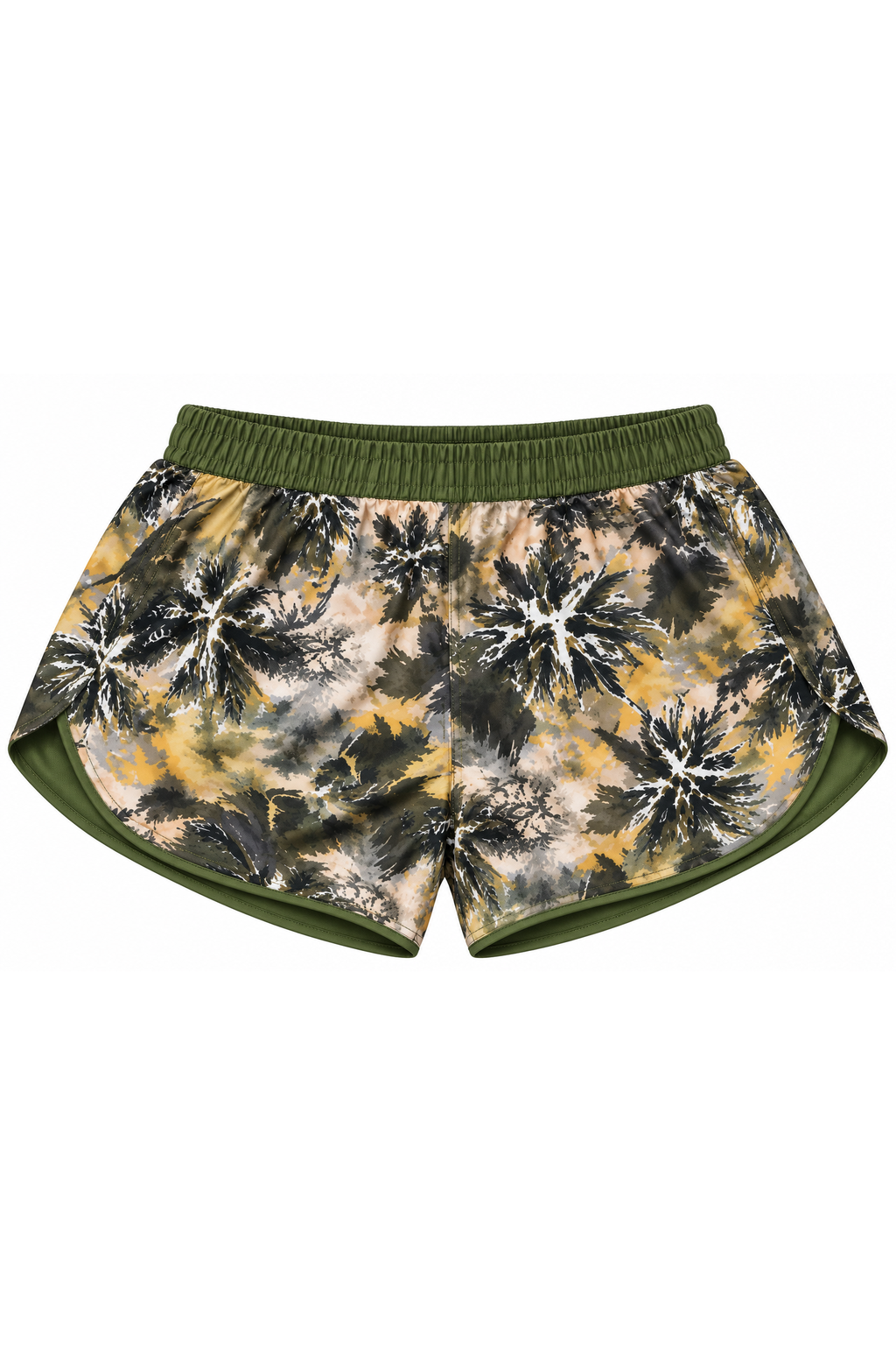 The Tropical Palm Shorts, shown flat on a white background